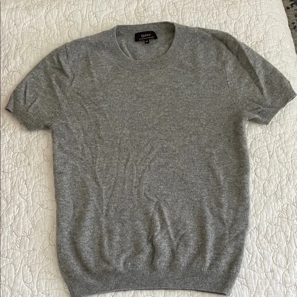 Quince Heather Gray Short Sleeve Tee - Picture 2 of 3